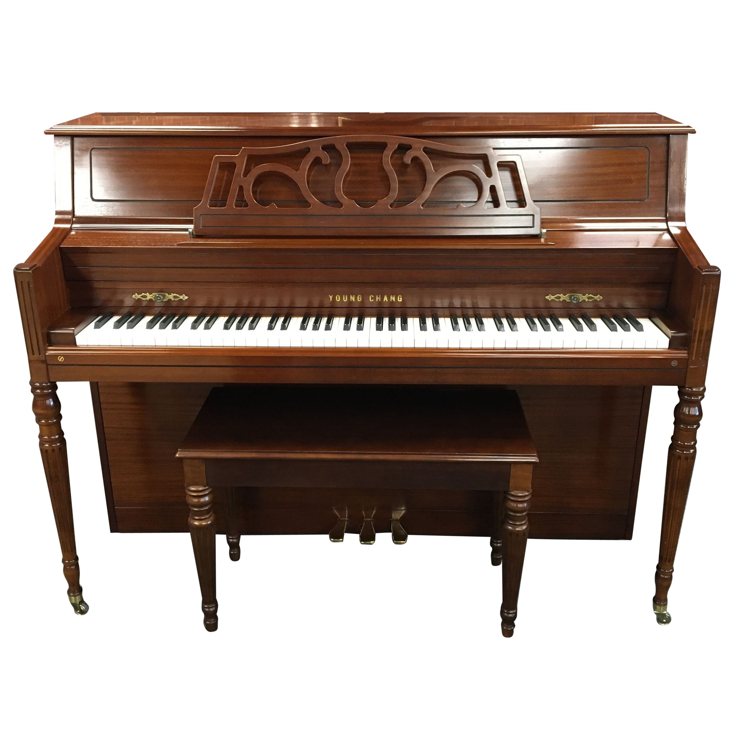 Young chang console piano deals